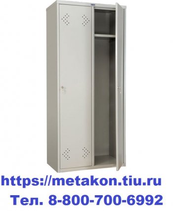 Раздевальный шкаф медицинский металлический LS(LE)-21-80 